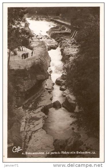 Bellegarde. La Perte Du Rhône Et Le Belvedère - Bellegarde-sur-Valserine