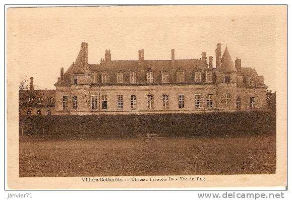 Villers Cotterets. Château François 1er, Vue Du Parc - Villers Cotterets