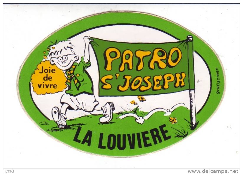 Scouts Scoutisme Autocollant Patro Saint Joseph La Louvière - Stickers