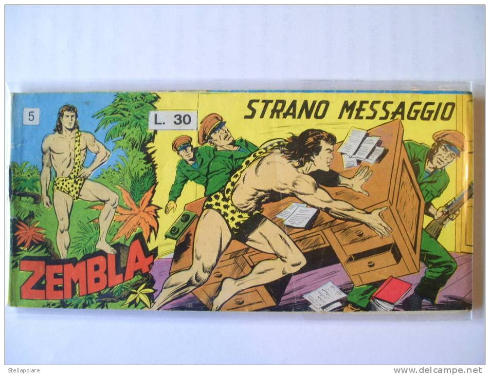 STRISCIA ZEMBLA N. 5 - ORIGINALE - "STRANO MESSAGGIO" MOLTO RARA - Classic (1930-50)