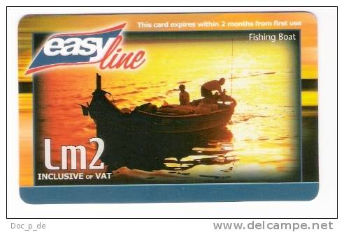 Malta - Malte - Easyline - Fishing Boat - Prepaid - Malte