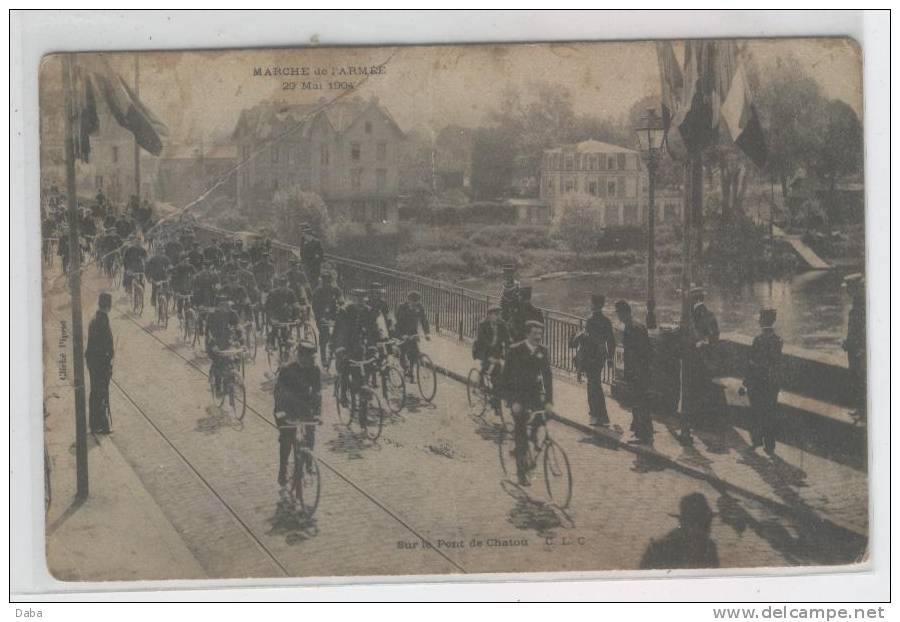 CHATOU.  MARCHE DE L' ARMEE.  29 MAI 1904. - Chatou