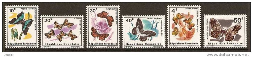 Rwanda COB 112 / 117 ** - Unused Stamps