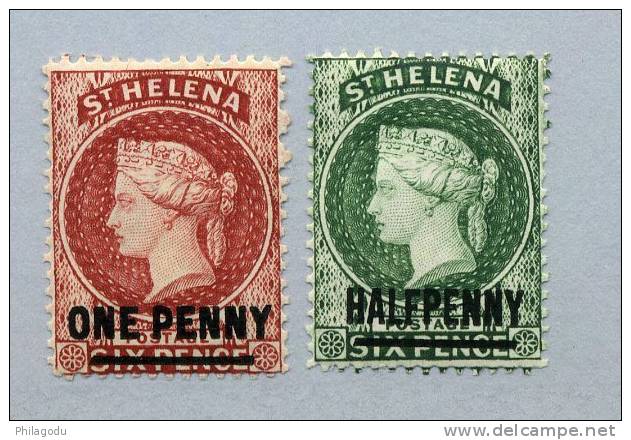 ST Helene Yvert 12 Et 13   Neuf Et Sans Charnière  ++   Mint N.H. - St. Helena