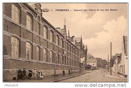 FRAMERIES-COUVENT DES SOEURS ET RUE DES DAMES - Frameries