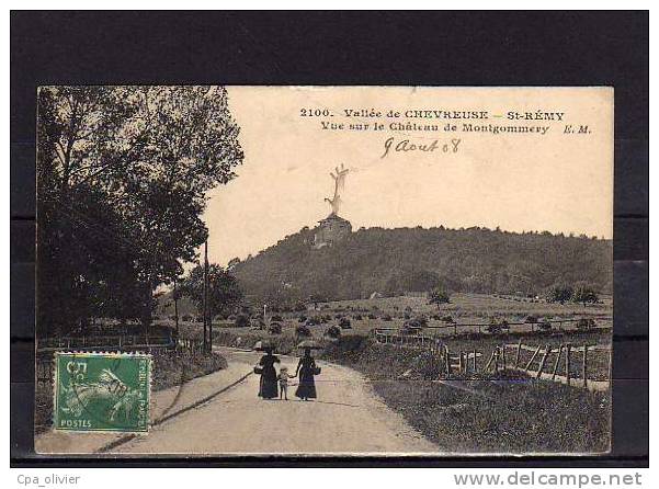 78 ST REMY CHEVREUSE Chateau De Montgomery, Vue Générale, Animée, Ed EM Malcuit 2100, Vallée De Chevreuse, 1908 - St.-Rémy-lès-Chevreuse