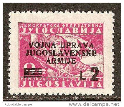 OCCUPAZIONE JUGOSLAVA DELA SLOVENIA - Sassone # 69 - (**) - Yugoslavian Occ.: Slovenian Shore