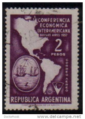 ARGENTINA   Scott #  C 66  F-VF USED - Luftpost