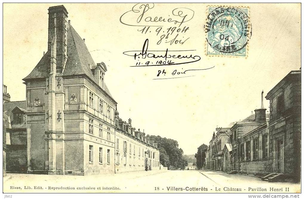 18 - Villers Cotterêts - Le Chateau - Pavillon Henri II - Villers Cotterets