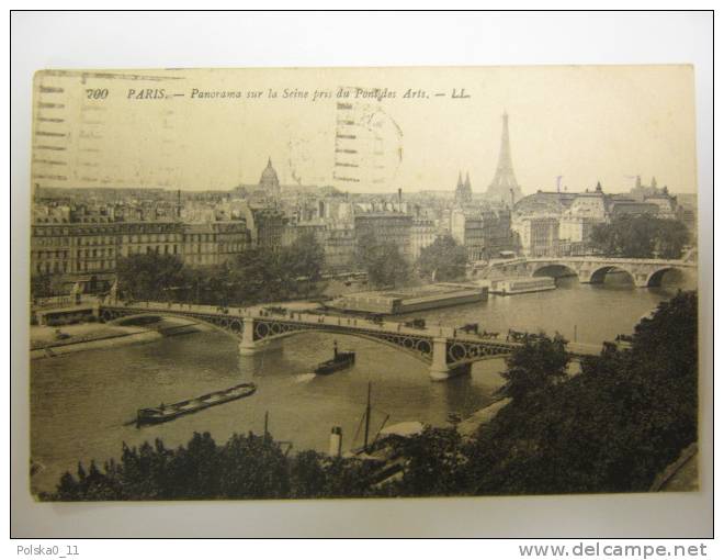 CPA  PARIS   PONT DES ARTS - Die Seine Und Ihre Ufer