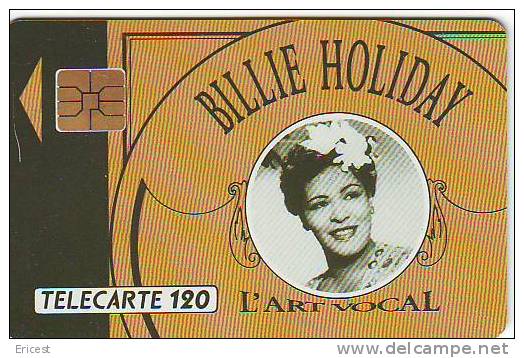 BILLIE HOLIDAY 120U SO3 09.91 ETAT COURANT (Usure Coin Inférieur Gauche) - 1991