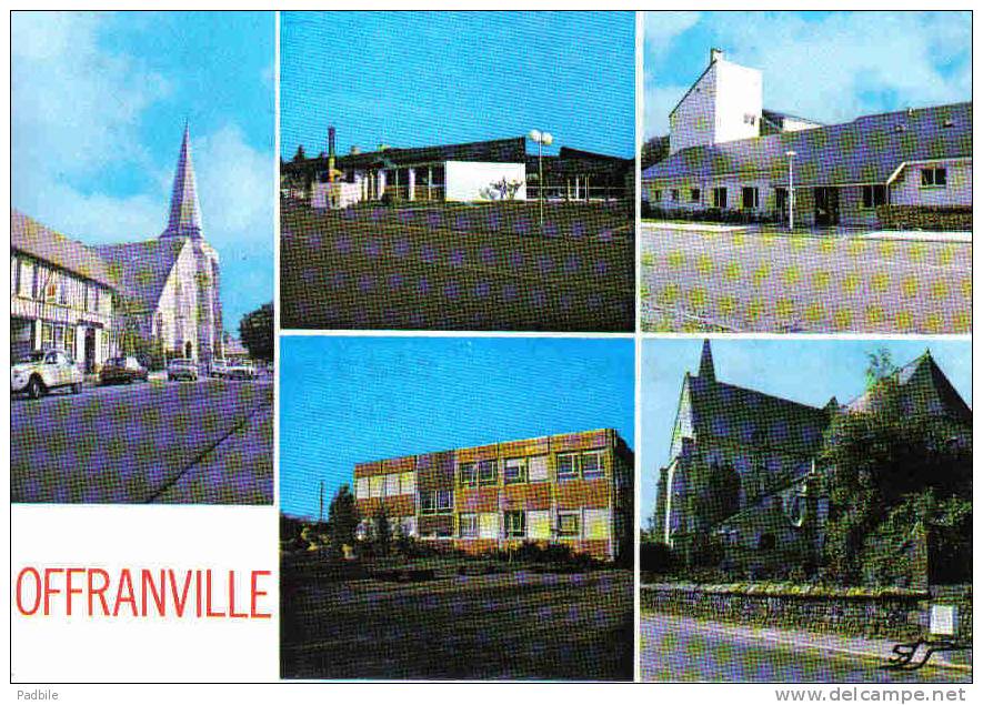 Carte Postale 76.  Offranville  Ecole Maternelle  CES  Jean-Cocteau  "Les Jonquilles" église St-Ouen Trés Beau Plan - Offranville