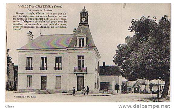 Mailly Le Chateau La Nouvelle Mairie - Coulanges La Vineuse