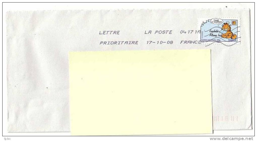 FRANCE - "J´aime Le Courrier" - Nouveauté 2008 Sur Lettre - Briefe U. Dokumente