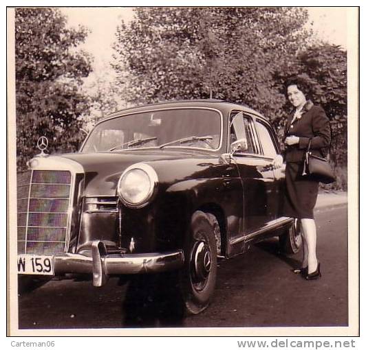 Automobile - Photo Format 8.6 X 8.4 Cm - Mercedes - Automobiles