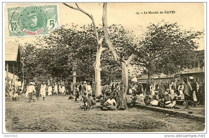 MALI Haut SENEGAL-NIGER Le Marché De KAYES - Mali
