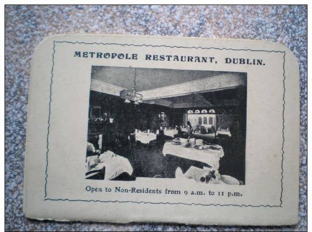 Dublin,Hotel Metropole,1909. (5835) - Hotels & Restaurants