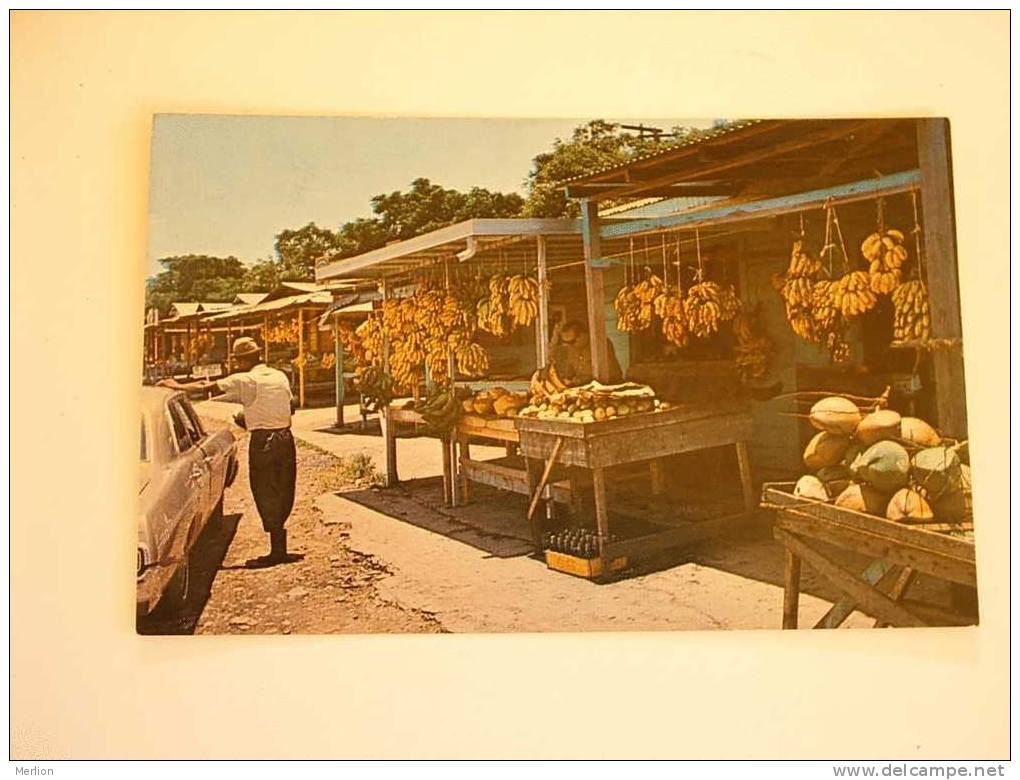 Tropical Fruit Market - Luquillo Beach - El Yunque - Puerto Rico   Cca 1950-60´s   VF   D37015 - Puerto Rico