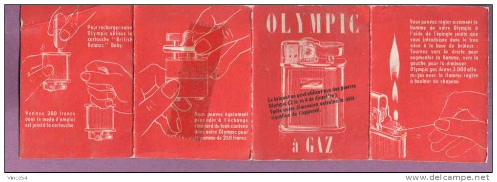 BRIQUET OLYMPIC à GAZ - CREDIT AGRICOLE MUTUEL - CAM - Complet Avec Boite D´origine Publicitaire Et Notice - Altri & Non Classificati
