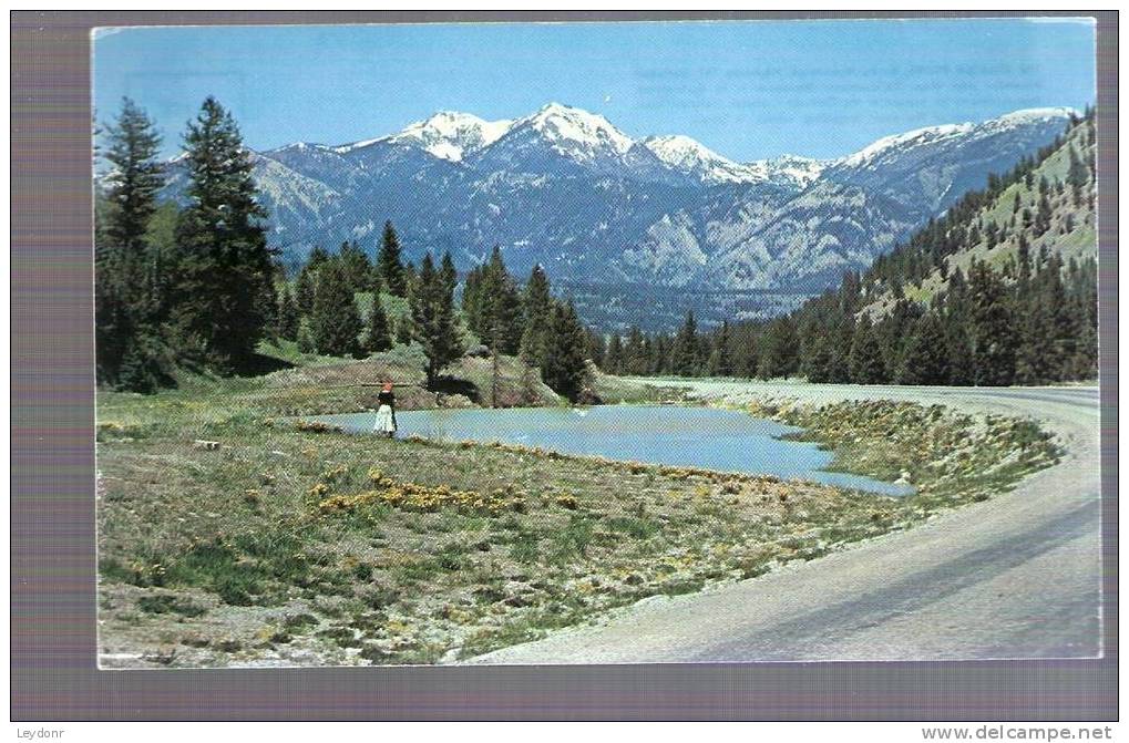 The Spanish Peaks, Rocky Mountains, Highway 191, Between Bozeman And West Yellowstone, Montana - Bozeman