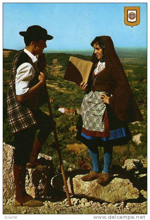 Pastores Serra Da Estrela Costumes Typiques En 1970 Bergers Mouton - Açores