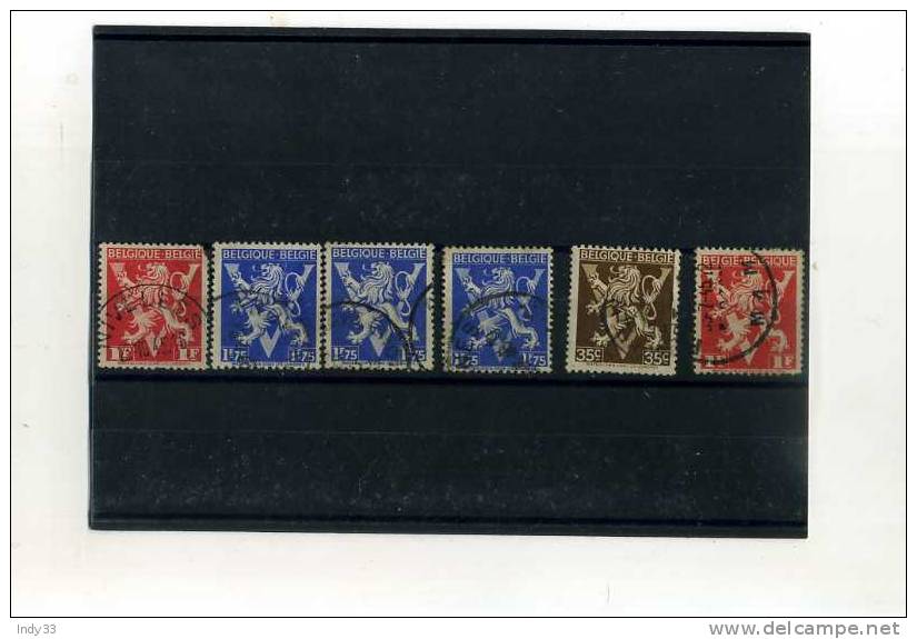 -  BELGIQUE . SUITE DE TIMBRES - Andere & Zonder Classificatie