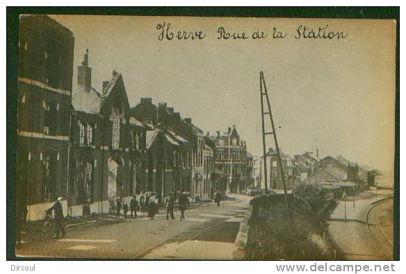 9709  -  Herve  Rue De La Station - Herve