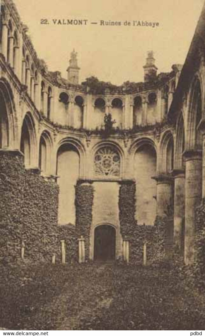 76024 . VALMONT . Ruines De L'Abbaye  . - Valmont