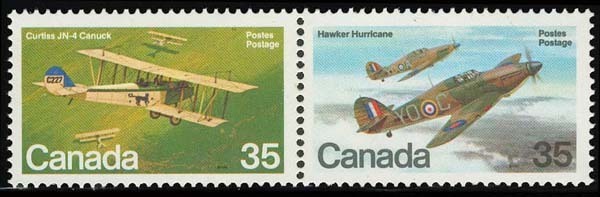 Canada (Scott No. 876a - Avions / Planes) [**] Horz. - Neufs