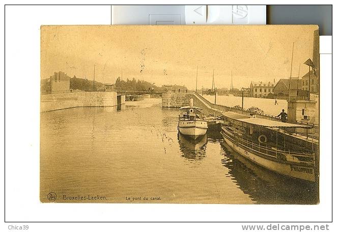 000627  -  LAEKEN   -   Le Port Du Canal - Laeken