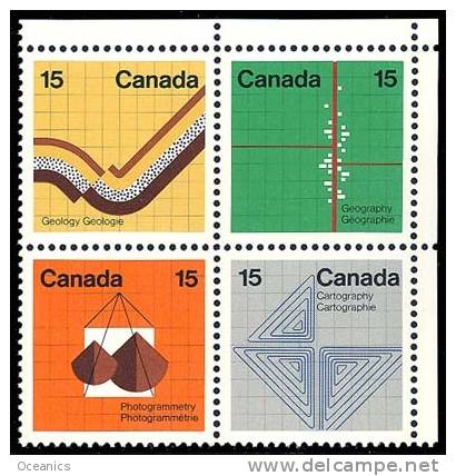 Canada (Scott No. 582-85 - Les Sciences De La Terre / Earth Sciences) [**] - Neufs