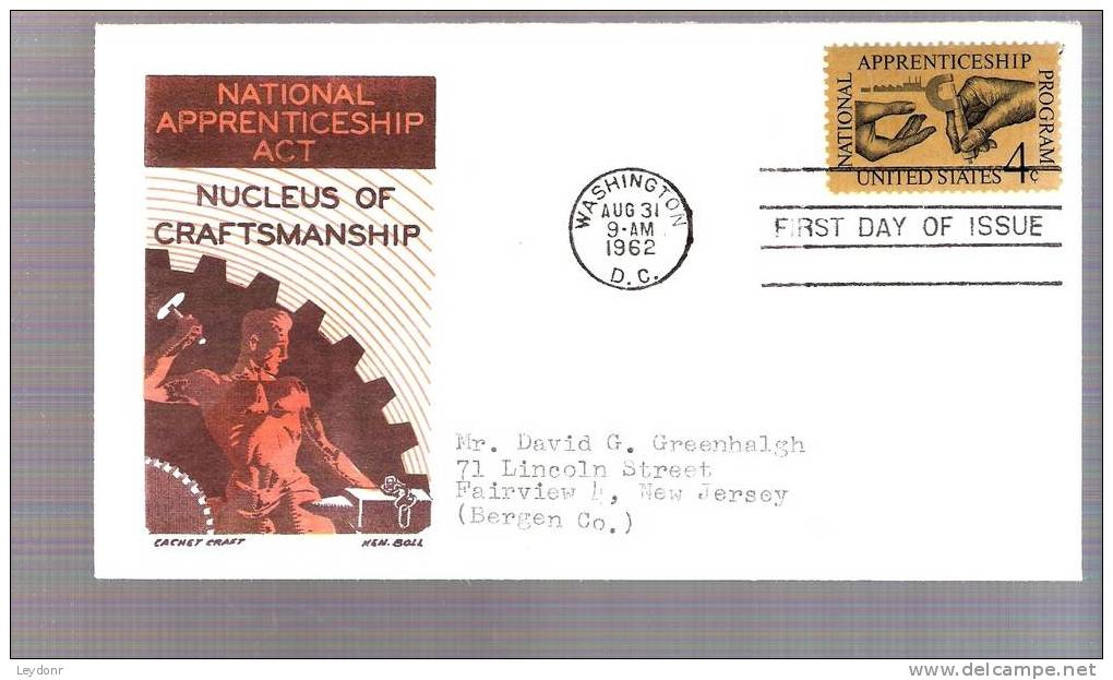 FDC National Apprentiship Program - Scott # 1202 - 1961-1970