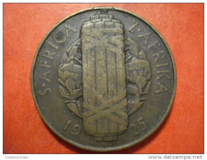 3335 SOUTH AFRICA SUID AFRIKA  MEDAL  PRINCE EDWARD     AÑO / YEAR  1925   VF- - Altri & Non Classificati