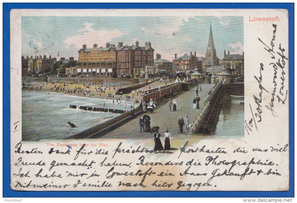 England; Lowestoft; Explanade; 1901 - Lowestoft