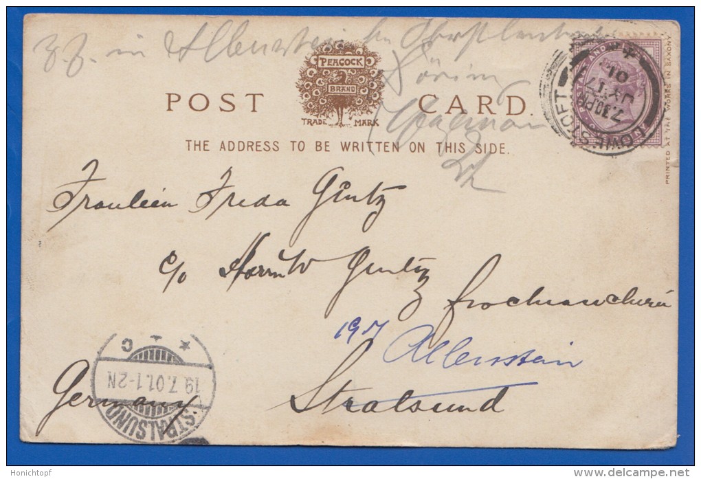 England; Lowestoft; Explanade; 1901 - Lowestoft