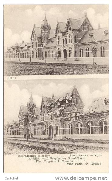 YPRES - L´HOSPICE DU SACRE COEUR - - Ieper