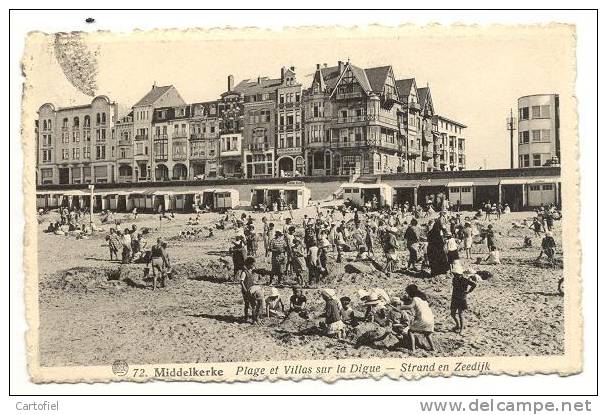 MIDDELKERKE - STRAND EN ZEEDIJK - Middelkerke