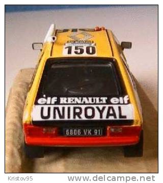 RENAULT 20 TURBO MARREAU RALLYE PARIS DAKAR 1982 1/43 NOREV - Norev