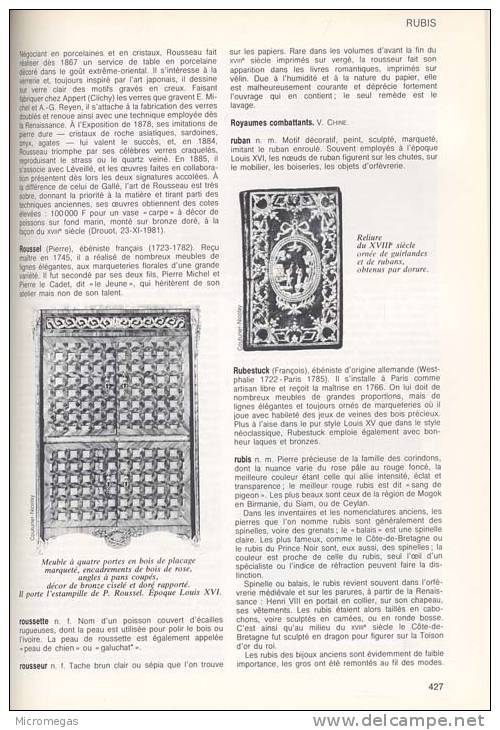 Jean Bedel : Dictionnaire Illustré Des Antiquités & De La Brocante - Dictionaries