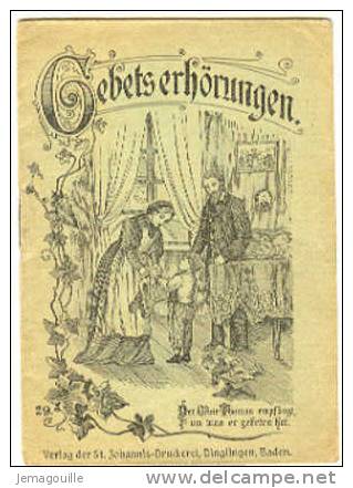 Gebetserhörungen - 29 - Verlag Der St. Johannis-Druckerei, Dinglingen, Baden - V-2 - Autres & Non Classés