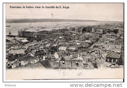 Por079 - PÒRTUGAL -  Telegraphi-Konferenz, Lisboa 1908, Sonderstempel A. Ansichtskarte - Storia Postale