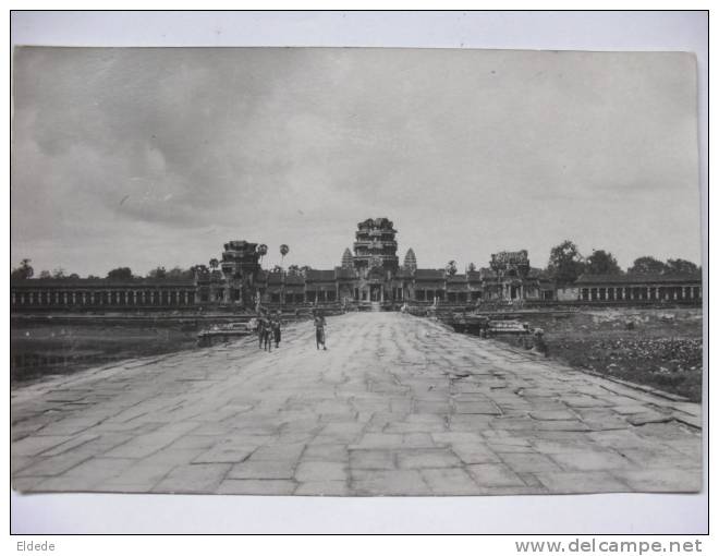 Angkor Wat Carte Photo Entree Principale - Cambodja