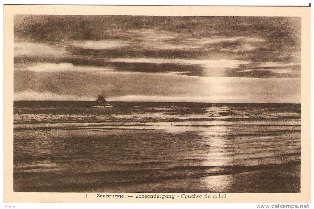 Zonsondergang - Zeebrugge