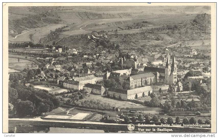 ECHTERNACH-VUE SUR LA BASILIQUE - Echternach