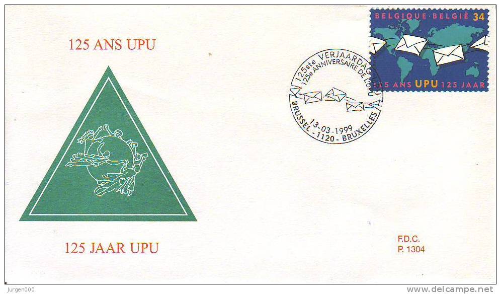 FDC Belgium-Belgique, Nr 2814 (2567) - U.P.U.