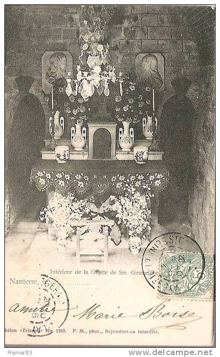 Nanterre - Intérieur De La Grotte Sainte Geneviève - Nanterre