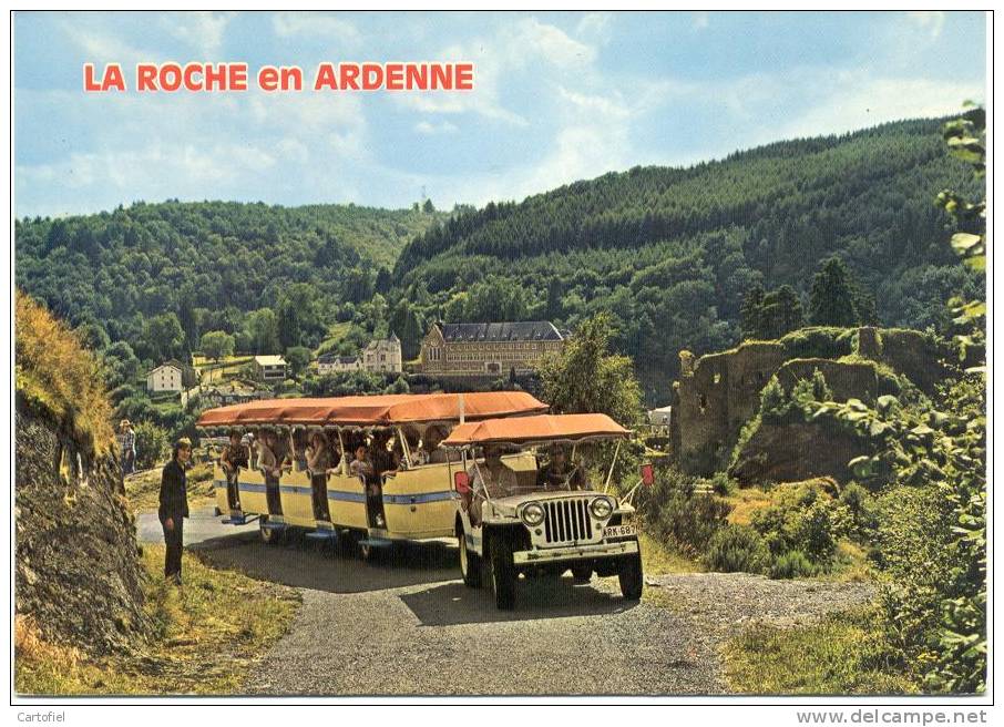 LA ROCHE EN ARDENNE - LE PETIT TRAIN DANS LE DESTER - La-Roche-en-Ardenne