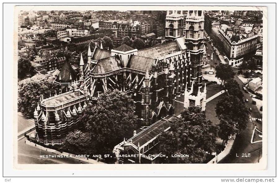 GB, Westminster Abbey And St. Margaret 's Church , LONDON  ; 1958  ;B/ TB - Westminster Abbey