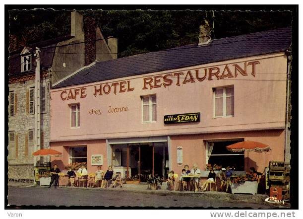 08 -PETIT CHOOZ - HOTEL RESTAURANT PENSION "CHEZ JEANNE "biere SEDAN -carte Dentelée - CIM COMBIER Imp à MACON Ref :0350 - Otros & Sin Clasificación