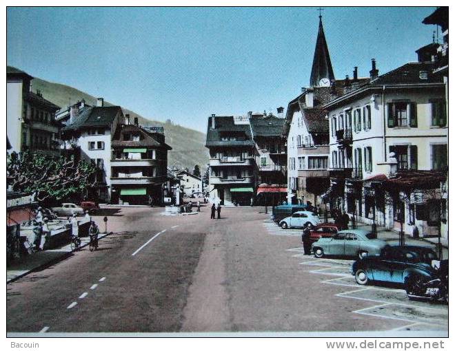 Monthey  La Place Du Marché - Monthey